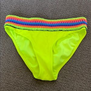 Neon bathing suit bottoms